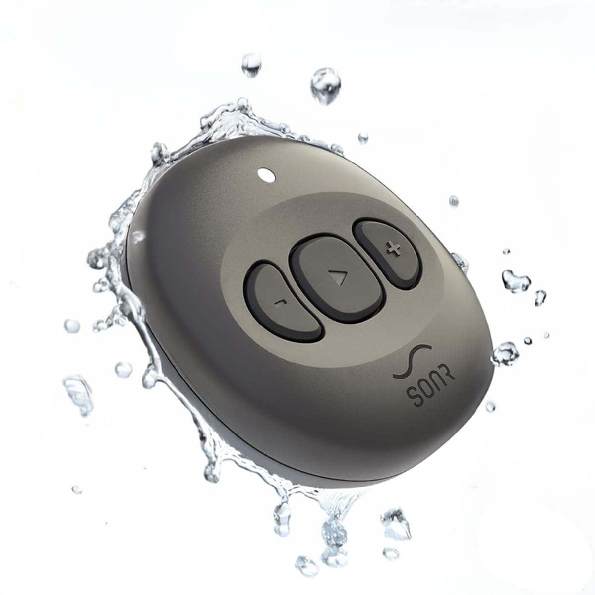 SONR Auriculares de natación de conducción ósea de oído abierto Music 2, reproductor de MP3 con memoria de 16 GB, resistentes al agua IPX8 para piscina, aguas abiertas y entrenamiento de triatlón (neg