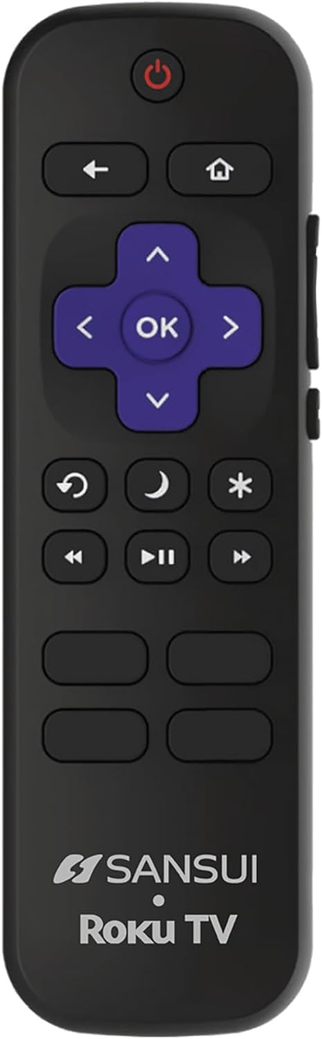 SANSUI TV 32" HD Compatible con Sistema Operativo Roku 2024 + Cable HDMI (32" + Free HDMI Cable)