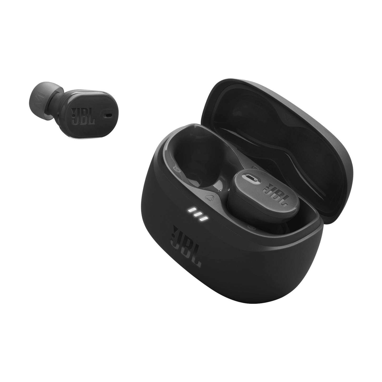 JBL Tune Buds 2 Audífonos Inalámbricos ANC Bluetooth, Drivers 10mm, Reproducción 48 Horas, Resistentes al Agua y al Polvo IP54 - Negro