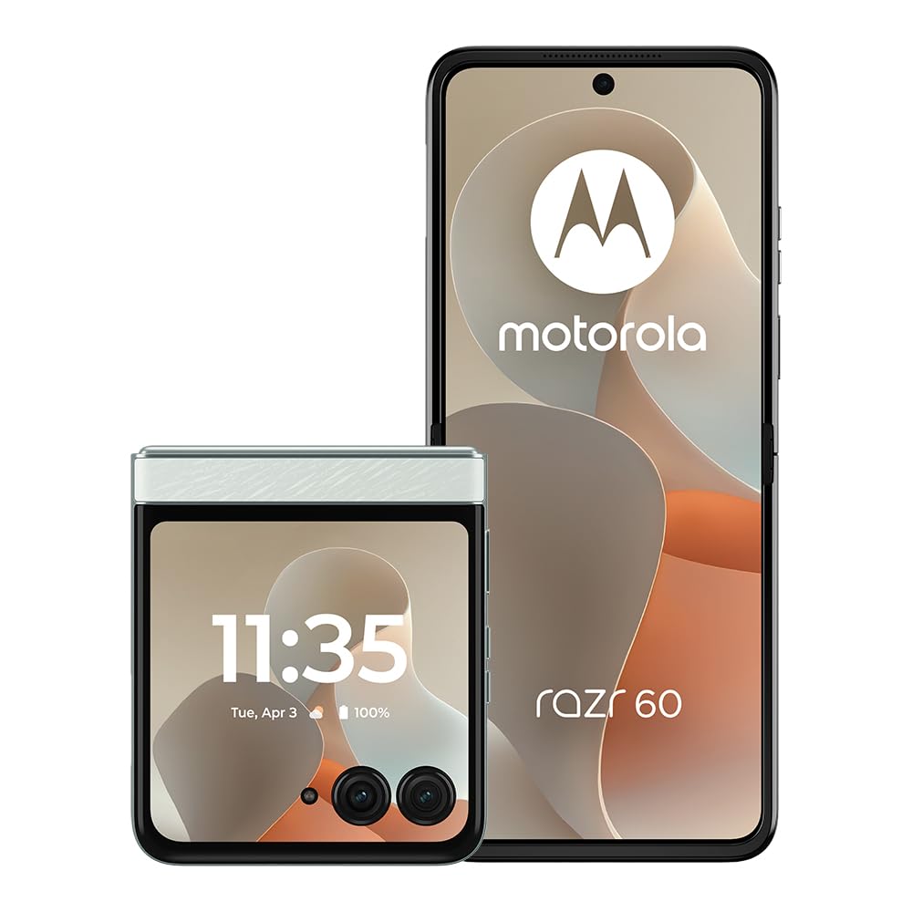 Motorola RAZR 60, (12GB RAM/512GB), 50MP, Celular Desbloqueado, Color Blanco