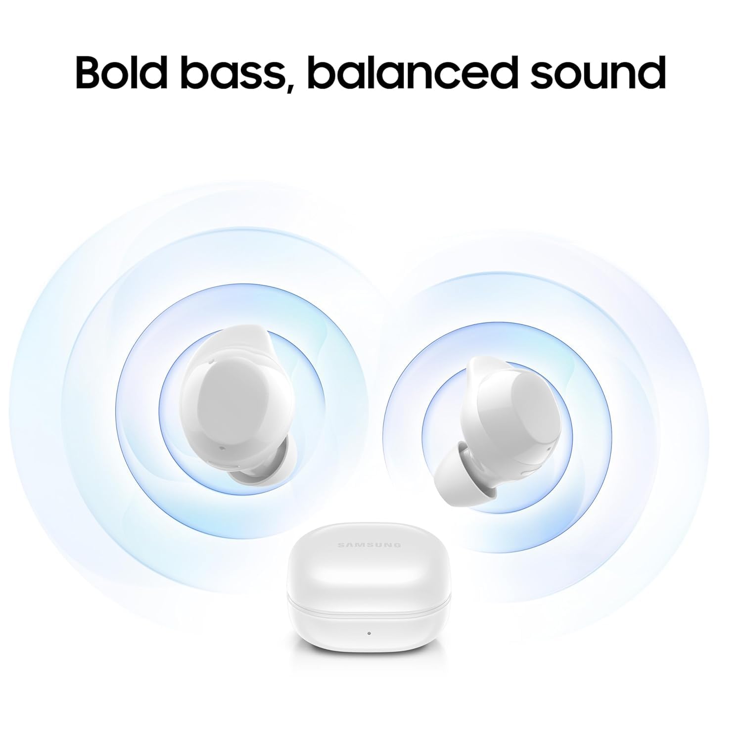 Samsung Galaxy Buds Core SM-R410 (2025) | Stock Latinoamericano | Bluetooth 5.4 | Cancelación Activa de Ruido | hasta 35h de Reproducción Continua de Música en Negro - (Blanco)