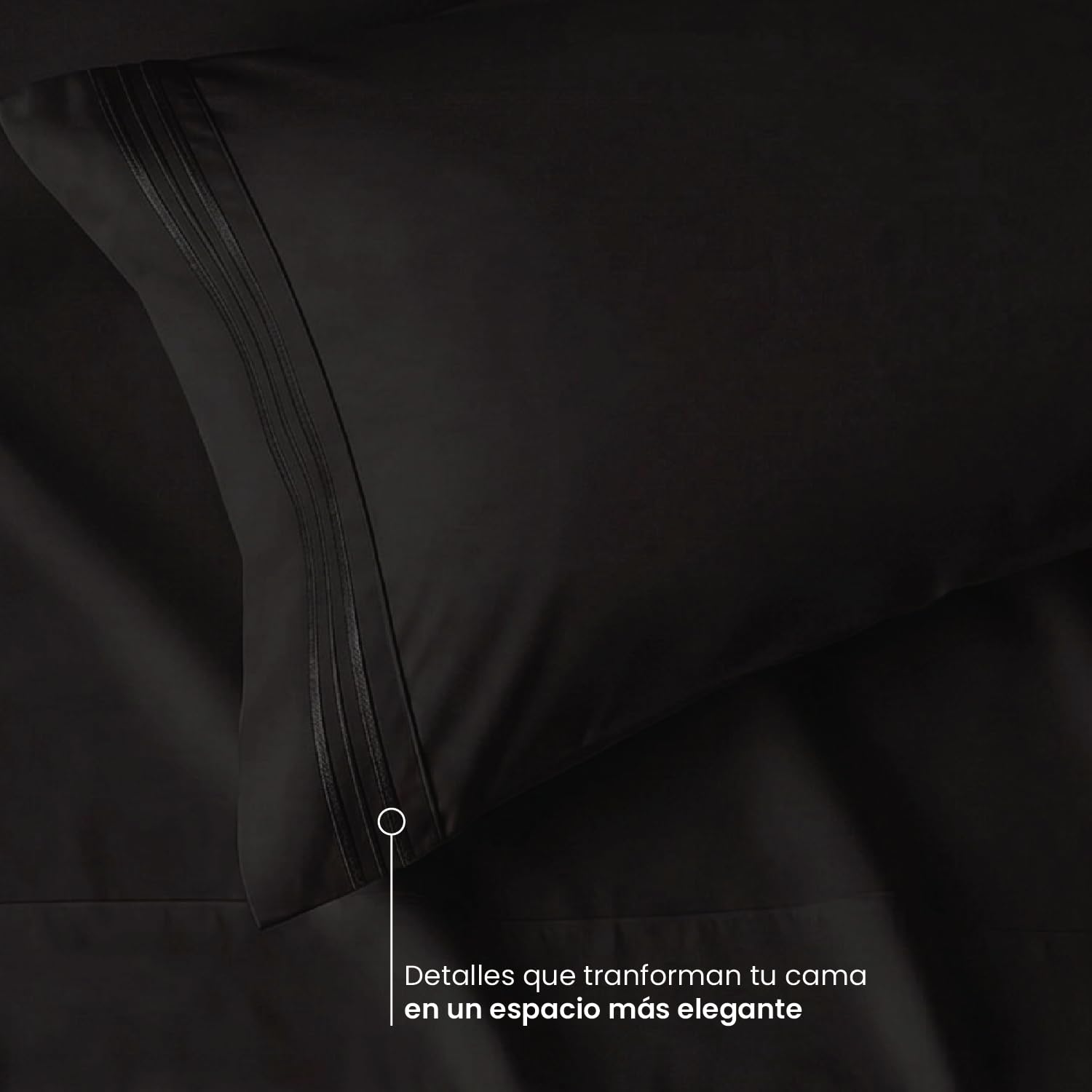 Smart Bamboo: Juego de Sábanas 100% Microfibra con Doble Cepillado para una Mayor Suavidad / 1800 Hilos de Alta Calidad/Ligera y Súper Suave de Fácil Cuidado (Carbón, King Size)