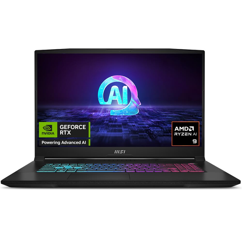 MSI Laptop Gaming Katana A17 | AI Ryzen 9-8945HS | Nvidia GeForce RTX4070 | 32GB RAM 1TB SSD |17.3" FHD | Teclado en español