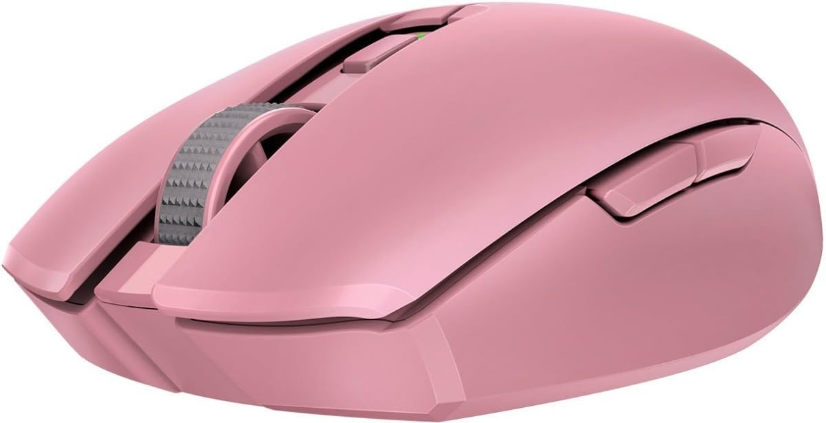 Razer Mouse Inalámbrico portaátil Orochi V2 - Mouse Gamer Compacto y Ultraligero, Bluetooth, 950 Horas de Duración, Sensor Óptico 5G de 18K DP, Cuarzo Rosa, Reacondicionado