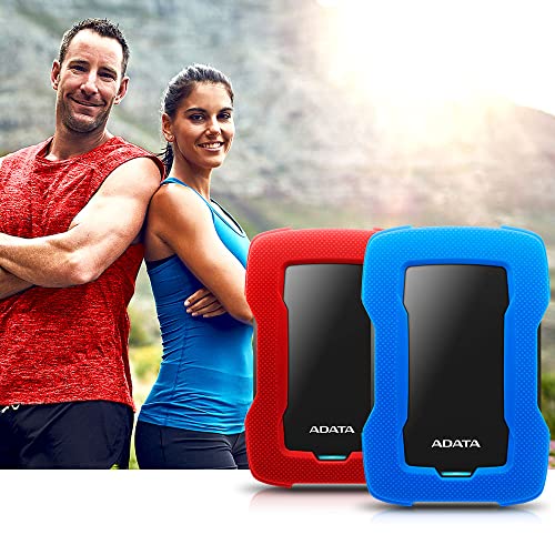 ADATA Disco Duro Externo HDD HD330, 2 TB, Negro USB 3.1,Contra Polvo y Salpicaduras