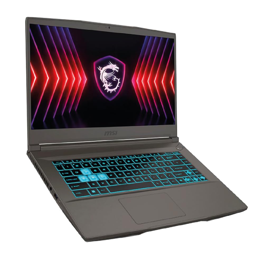 MSI Thin 15.6" FHD 144Hz Laptop Intel Core i5-13420H NVIDIA GeForce RTX 4060-16GB DDR4 512GB SSD Gris (2025)