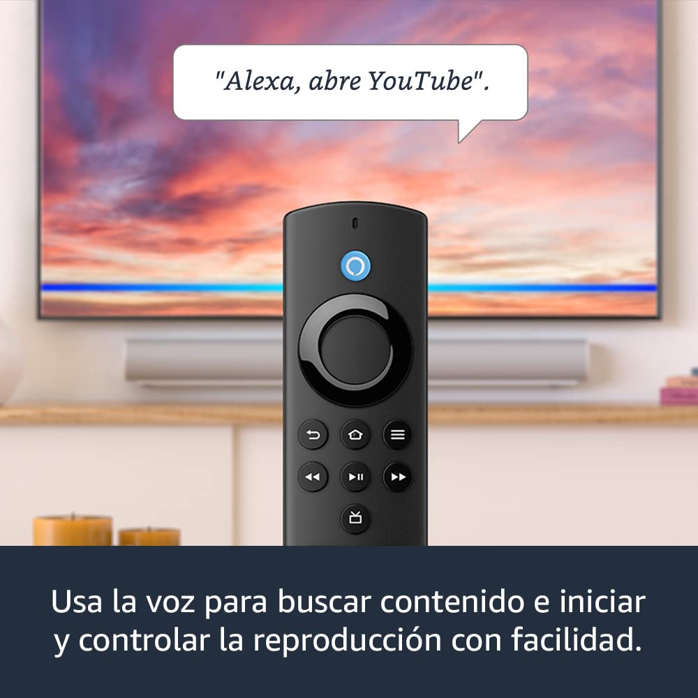 Amazon Fire TV Stick Lite con la más reciente generación control remoto por voz Alexa | Lite (no controla la televisión), dispositivo de streaming en HD