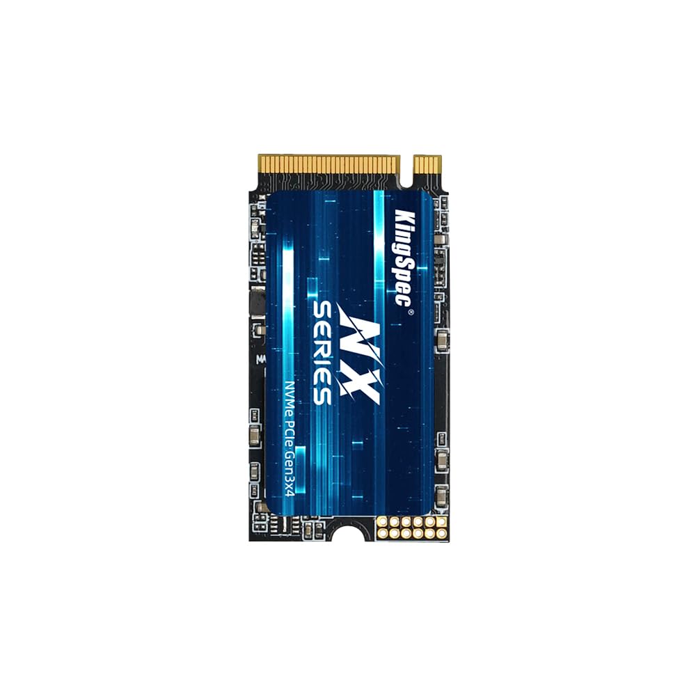 KingSpec 1 TB M.2 2242 NVMe SSD - Velocidad de lectura de hasta 3500 MB/s, SSD NVMe PCIe 3.0 con 3D NAND Flash, compatible con PC, laptop y computadora de escritorio