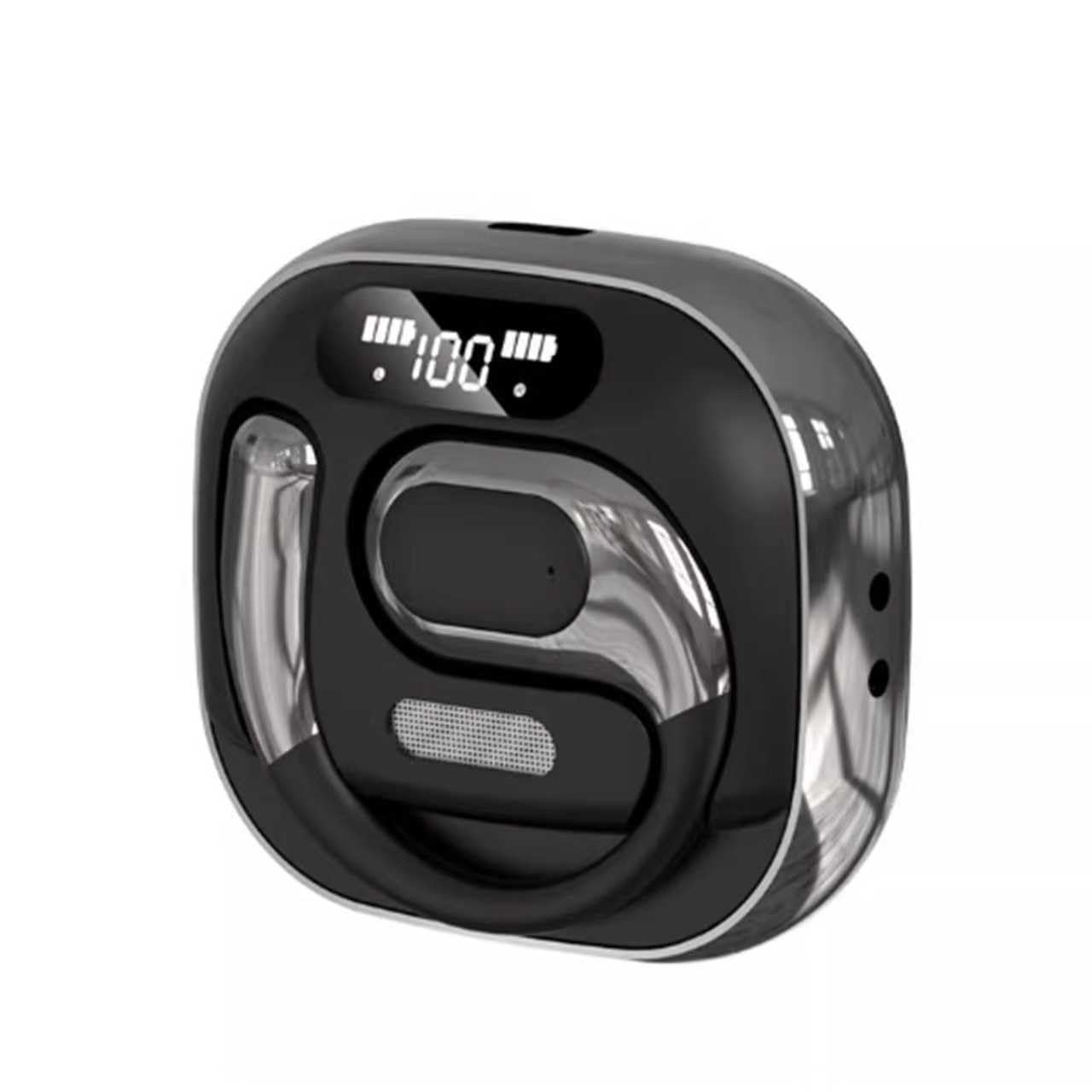 Audífonos Inalámbricos Bluetooth 5.4 Open Ear, Auriculares Traducción 144 Idiomas, Sin Dolor de Oído, Llamadas HD Cero Retardo, Pantalla LED, Sonido HiFi 360°, para Deporte Ejercicio