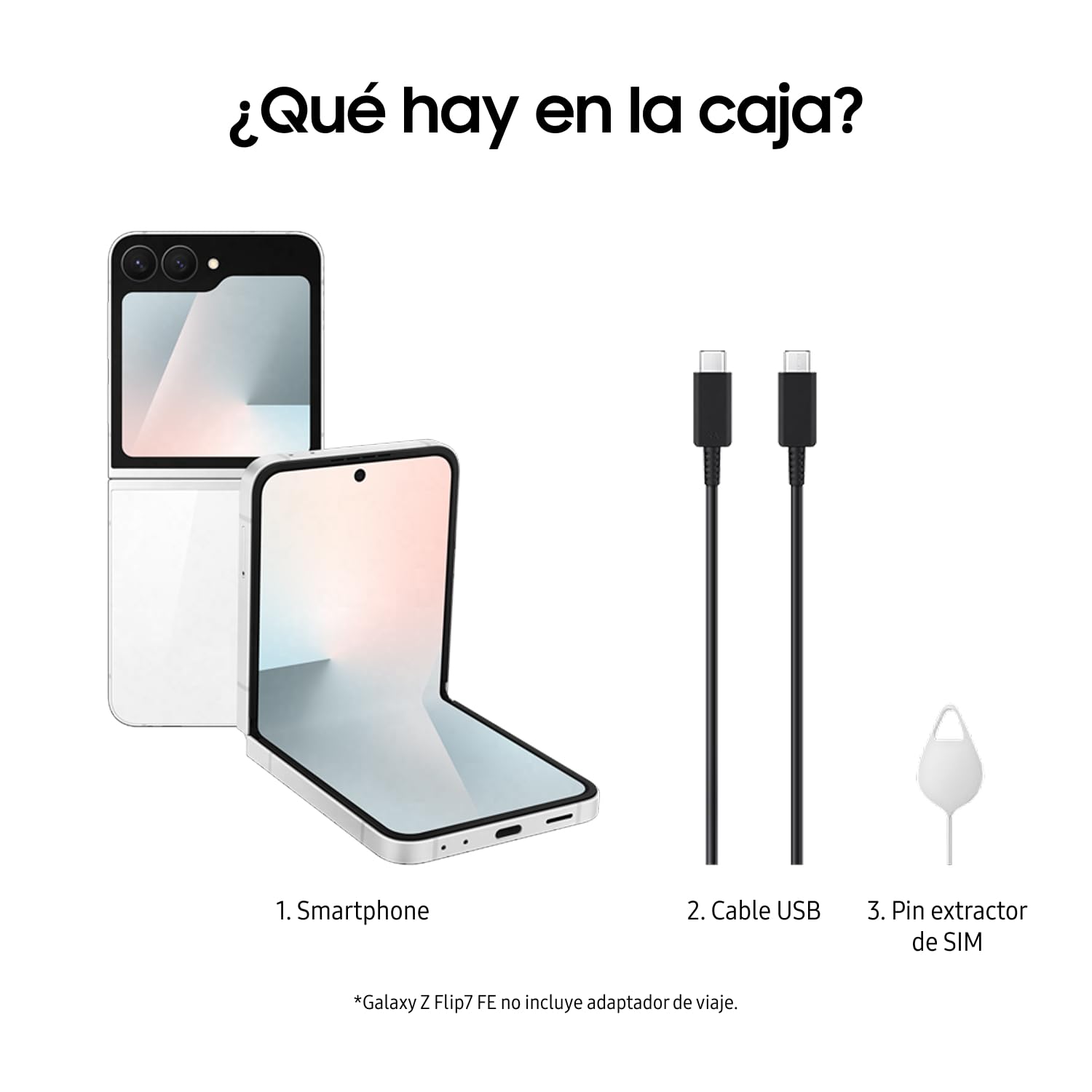 Samsung Galaxy Flip7 FE Black 128GB