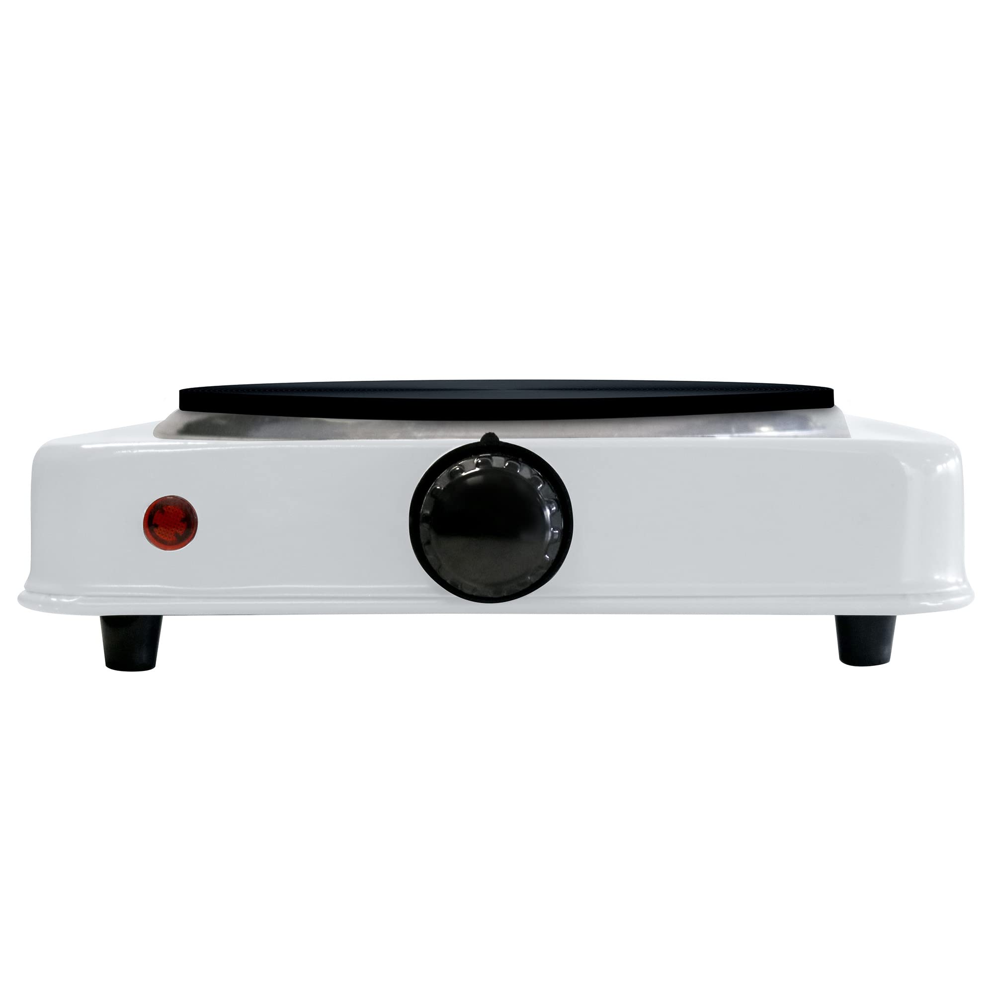 Parrilla eléctrica Koblenz de 1 Quemador de Disco de Hierro para una Mayor Distribución de Calor, Termostato de Seguridad, 5 Niveles de Calentamiento, Indicador Luminoso (PEKM-1000 HG)