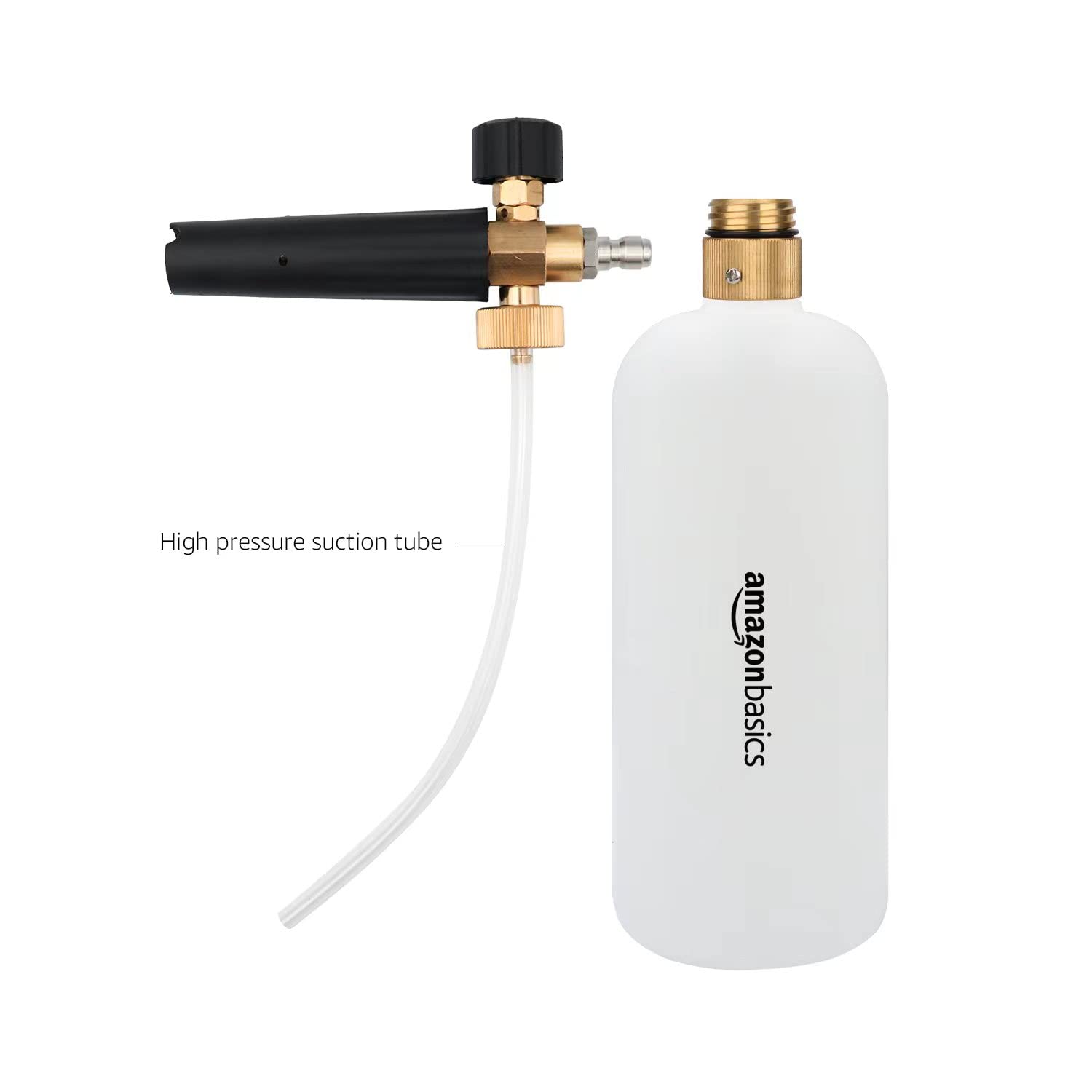 Amazon Basics Cañón de Espuma con Conector Rápido para Lavadora a Presión DS-CW13 1 L