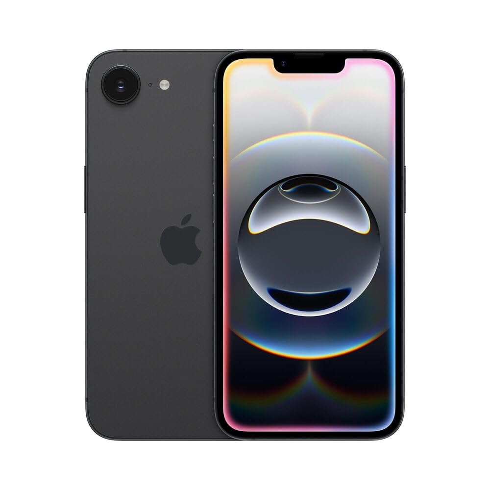 Apple iPhone 16e 128GBNegroDesbloqueado (Reacondicionado) Esim