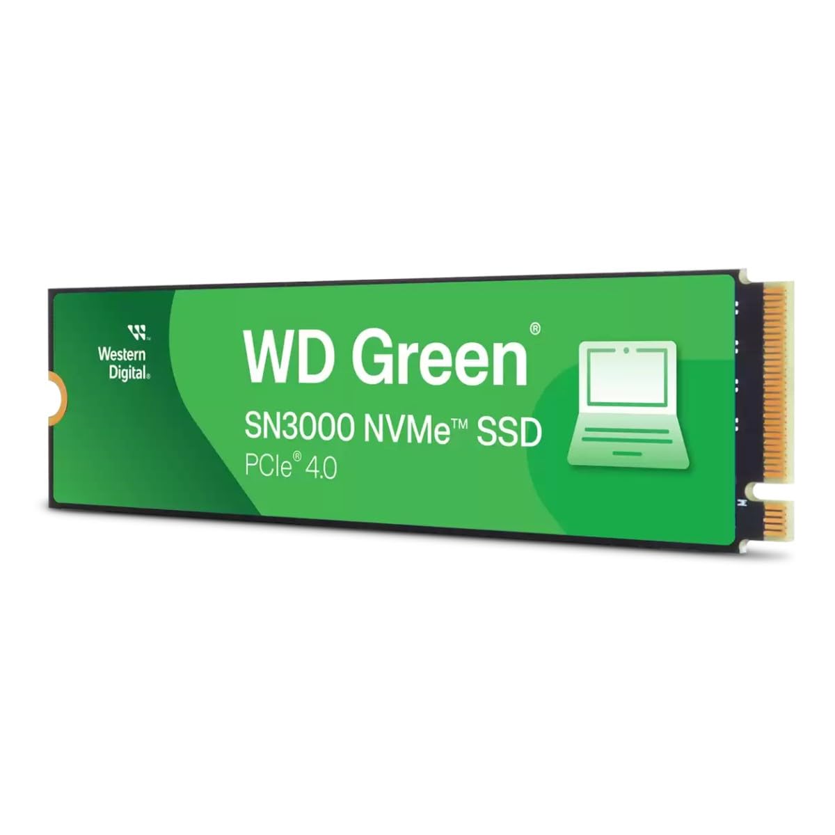 Western Digital 1TB WD Green SN3000 NVMe SSD Interno - Unidad de Estado sólido - Gen4 PCIe, M.2 2280, hasta 5.000 MB/s - WDS100T4G0E