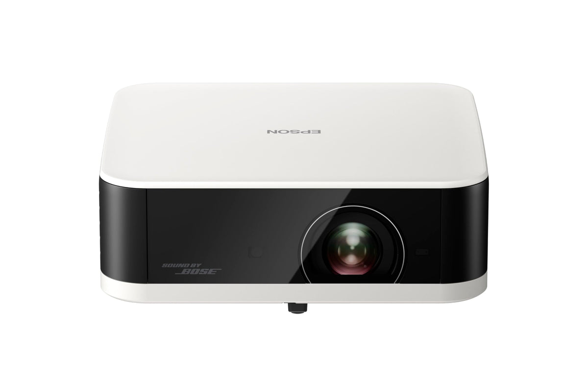 Proyector portátil Epson Lifestudio™ Pop EF61 Blanco Cálido Full HD portátil con Sonido Bose, App Epson Projection Studio y Google TV Integrado, tecnología Triple Core Engine