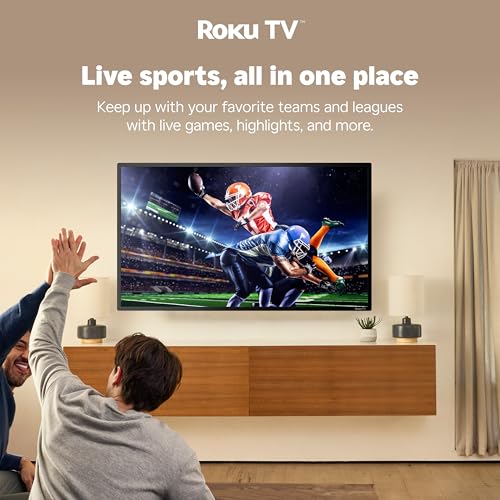 Hisense Televisor Inteligente Roku de 32 Pulgadas Clase A4 Serie HD 720p con compatibilidad Alexa (32A4HNR, Modelo 2024) - Dolby Audio, diseño de Bisel Delgado
