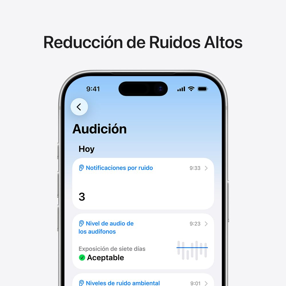 Audífonos inalámbricos AirPods Pro 3 de Apple, Cancelación Activa de Ruido, Traducción en Vivo, Detección de la frecuencia Cardiaca, audífonos Bluetooth, Audio Espacial, Sonido de Alta fidelidad