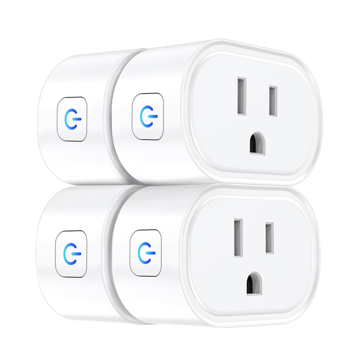 DAHAN Enchufe Inteligente WiFi, Mini Smart Plug para Hogar, Contacto Inteligente Smart Outlet Compatible con Alexa, Google Home, IFTTT, Control Remoto via APP los Dispositivos COZYLIFE(4)
