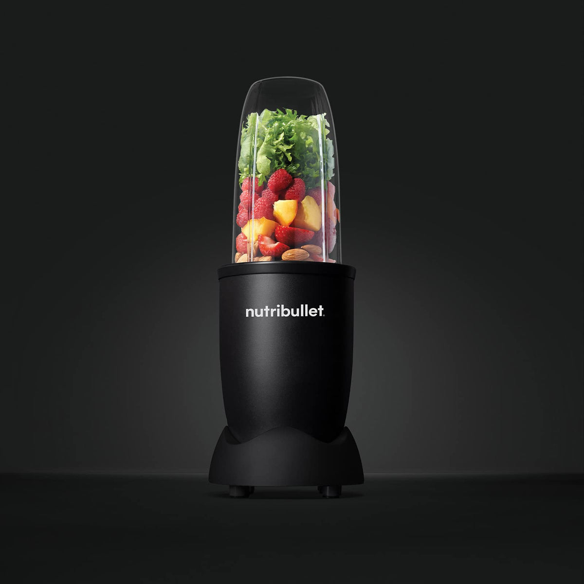 Nutribullet Pro, Licuadora Personal 900 W Negro Mate 7 pzas