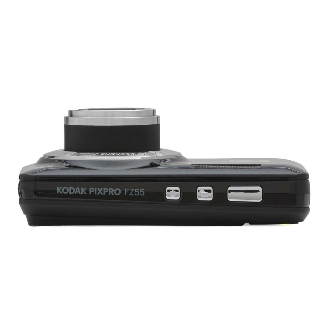 PIXPRO Friendly Zoom FZ55 Digital Camera (Black) Bundle with 32GB SD Card, Camera Case, and Battery Travel Charger (4 Items)