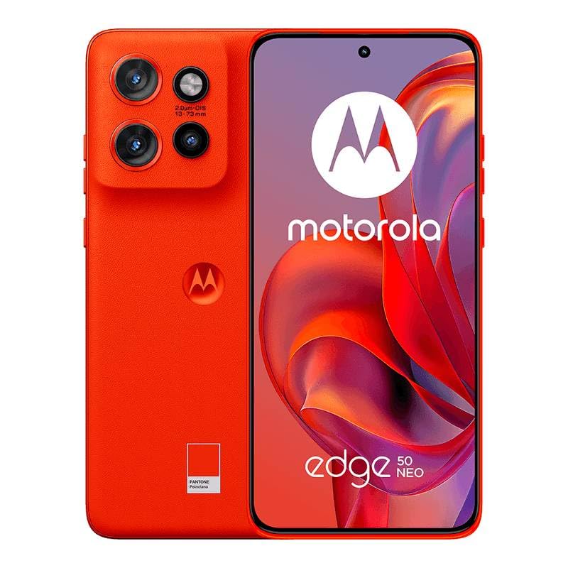 Motorola Edge 50 Neo Naranja (12GB RAM/512GB), 50MP, Celular Desbloqueado + audífonos