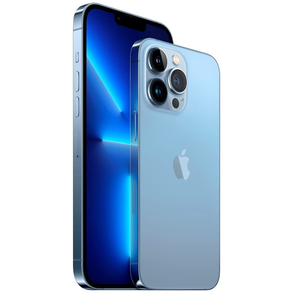 Apple iPhone 13 Pro Desbloqueado- 6.1" OLED , Chip A15 Bionic, 4GB RAM, 1 TB Externo, Cámara Frontal 12MP, 2532 x 1170 pixeles a 460 pp ,Ceramic Shield, Azul Sierra Reacondicionado