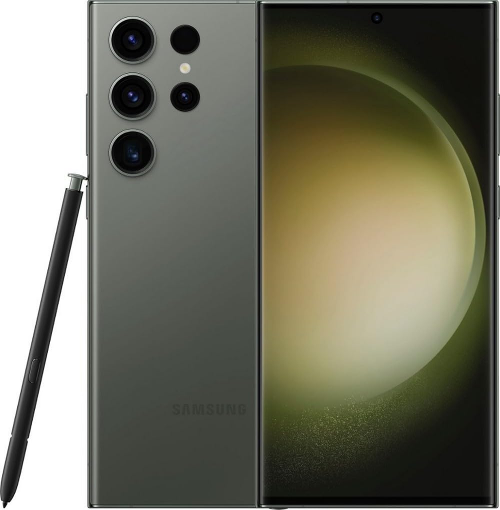 Samsung- Galaxy S23 Ultra 5G Desbloqueado de fábrica de 256 GB - Verde (renovado)