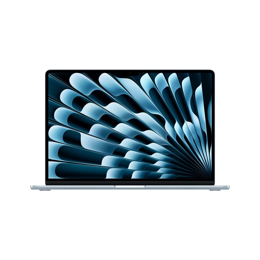 Apple 2026 MacBook Air (de 15 Pulgadas, Chip M5 de Apple con CPU de 10 núcleos y GPU de 10 núcleos, 16GB Memoria unificada, 1 TB) - Azul Cielo