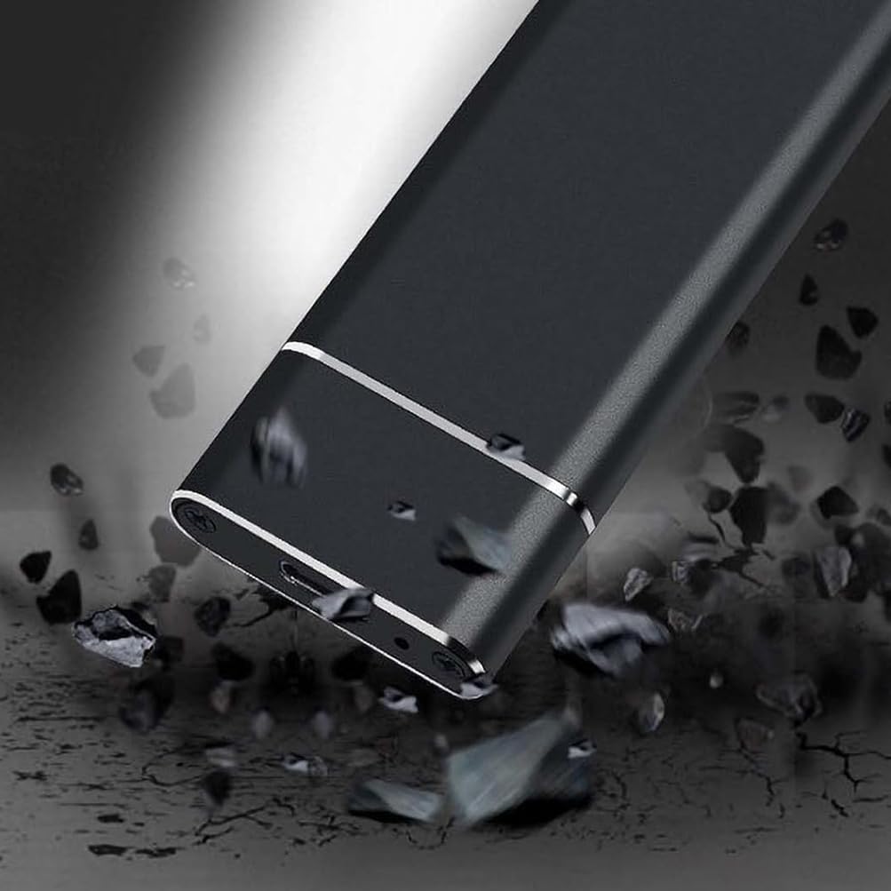 SSD Disco Duro Externo,Estado sólido Externo Unidad Externa Portátil de Alta Velocidad de Estado Sólido Móvil para PC Portátil y Mac Almacenamiento y Transferencia de Datos (6TB)