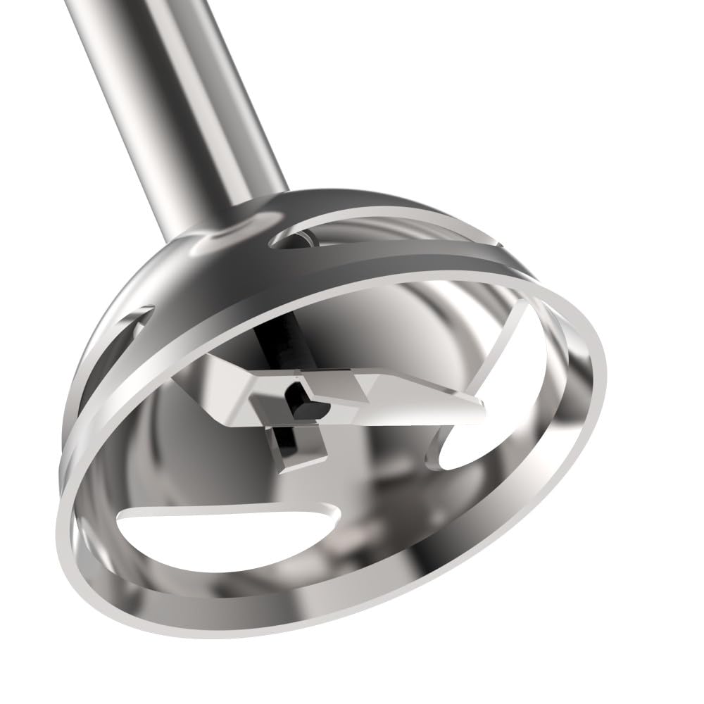 Oster® Batidora de inmersión blanca, con función turbo y eje de acero inoxidable