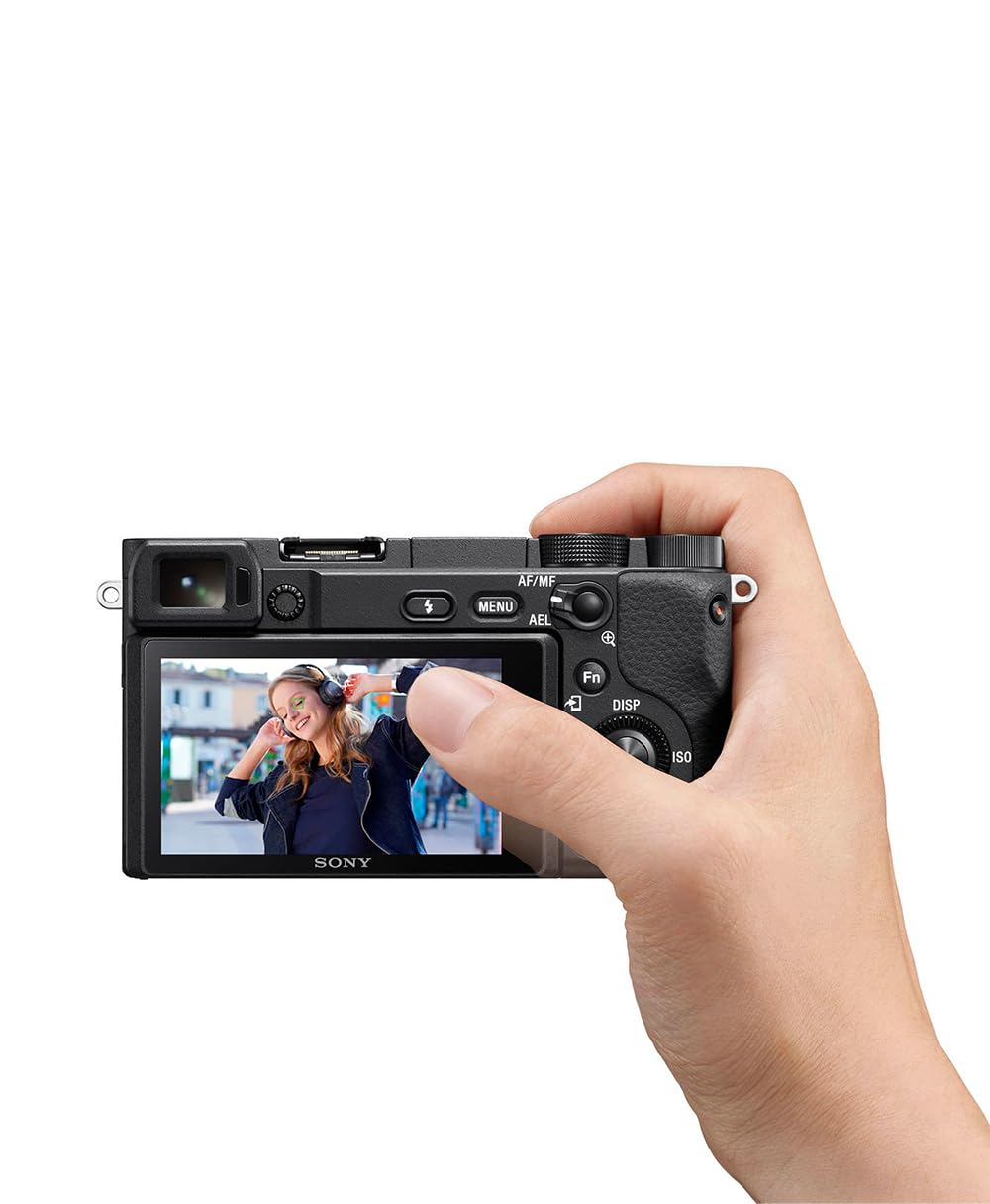 Sony Cámara Alpha 6400 APS-C con Nuevo Lente Zoom 16-50mm Versión 2 con autoenfoque más rápido, Ligero y silencioso