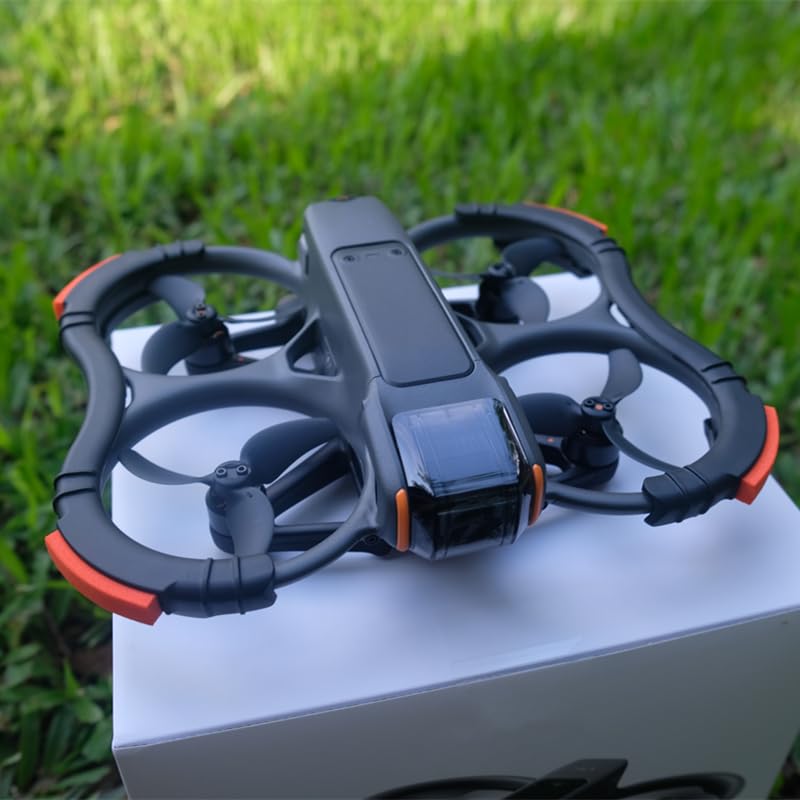 MotuTech - Anillos de protección de parachoques para DJI Avata 2 TPU Guards para protección de hélice Propeller Guard accesorio (negro – Anillo de MotuTech - Anillos de protección de parachoques para DJI Avata 2 TPU Guards para protección de hélice Propeller Guard accesorio (negro – Anillo de