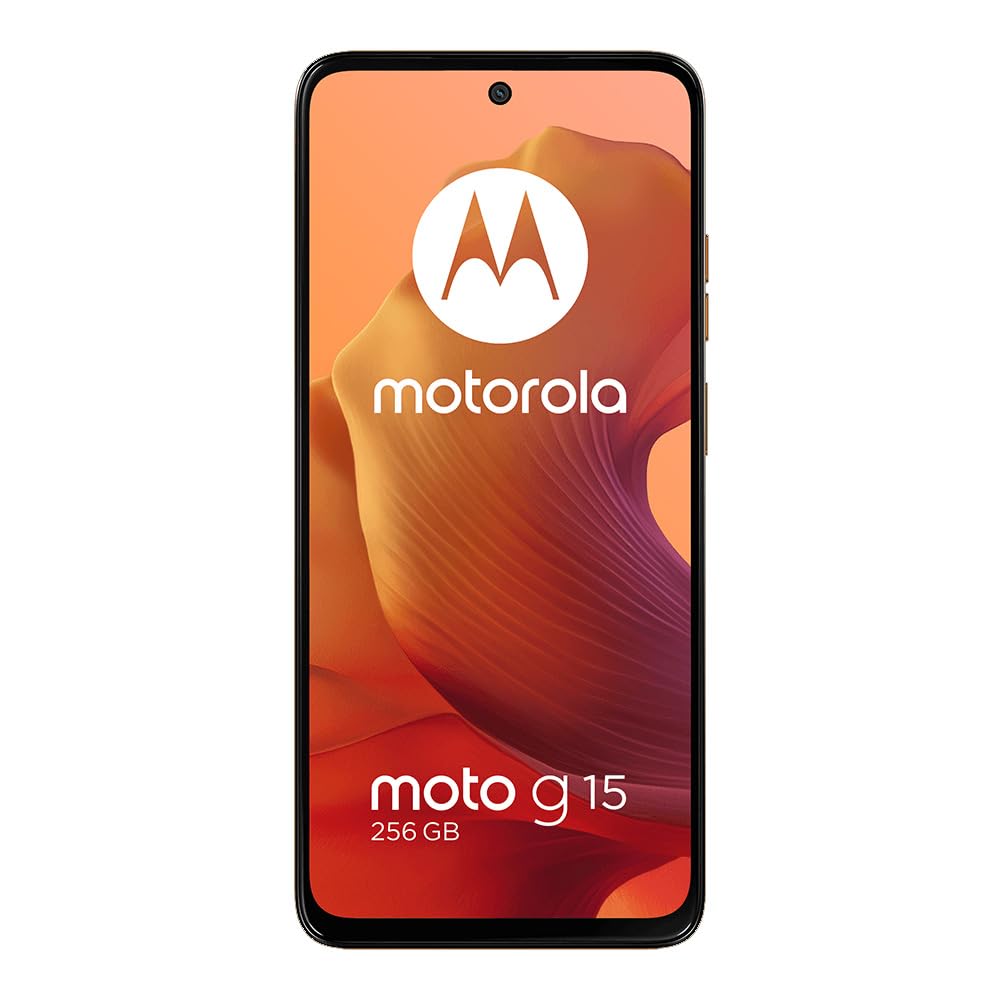 Motorola G15 Naranja (4GB RAM/128GB), 50MP, Celular Desbloqueado