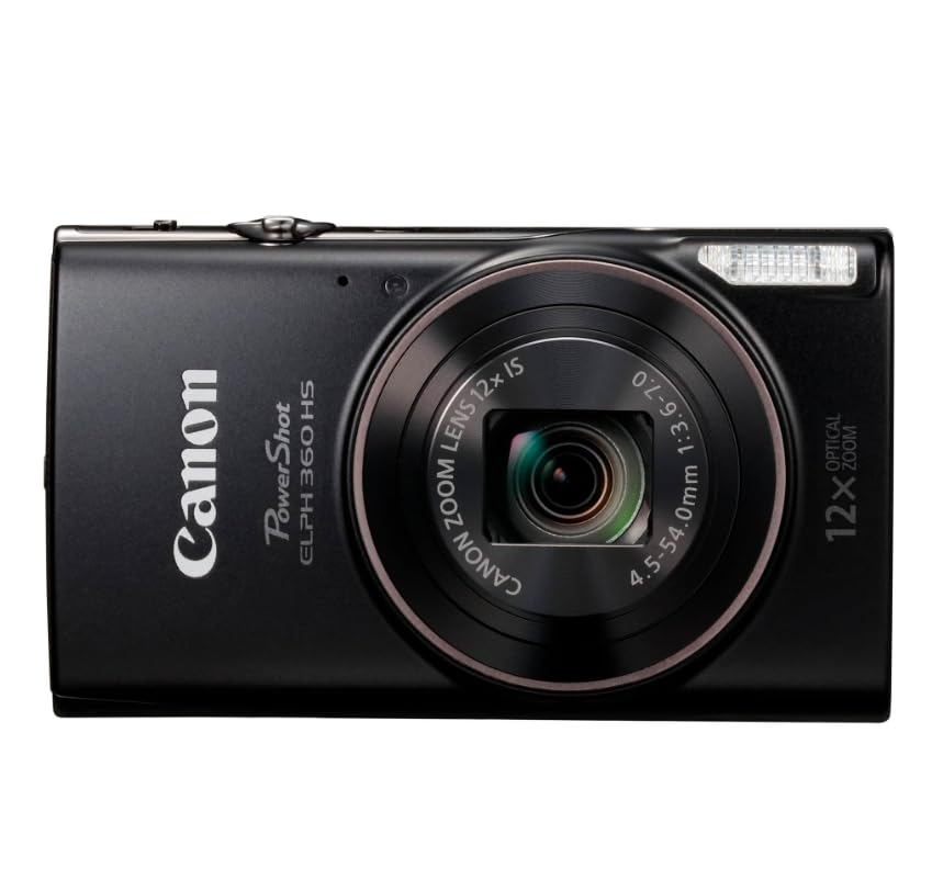 Canon Cámara Digital PowerShot ELPH 360 HS Negra