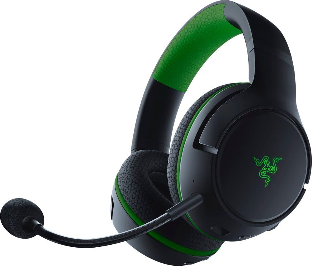 Razer Kaira Pro Wireless Gaming Headset for Xbox Series X | S: TriForce Titanium 50mm Drivers - Supercardioid Mic - Dedicated Mobile Mic - EQ and Xbox Pairing - Xbox Wireless and Bluetooth 5.0 - Black (Reacondicionado)
