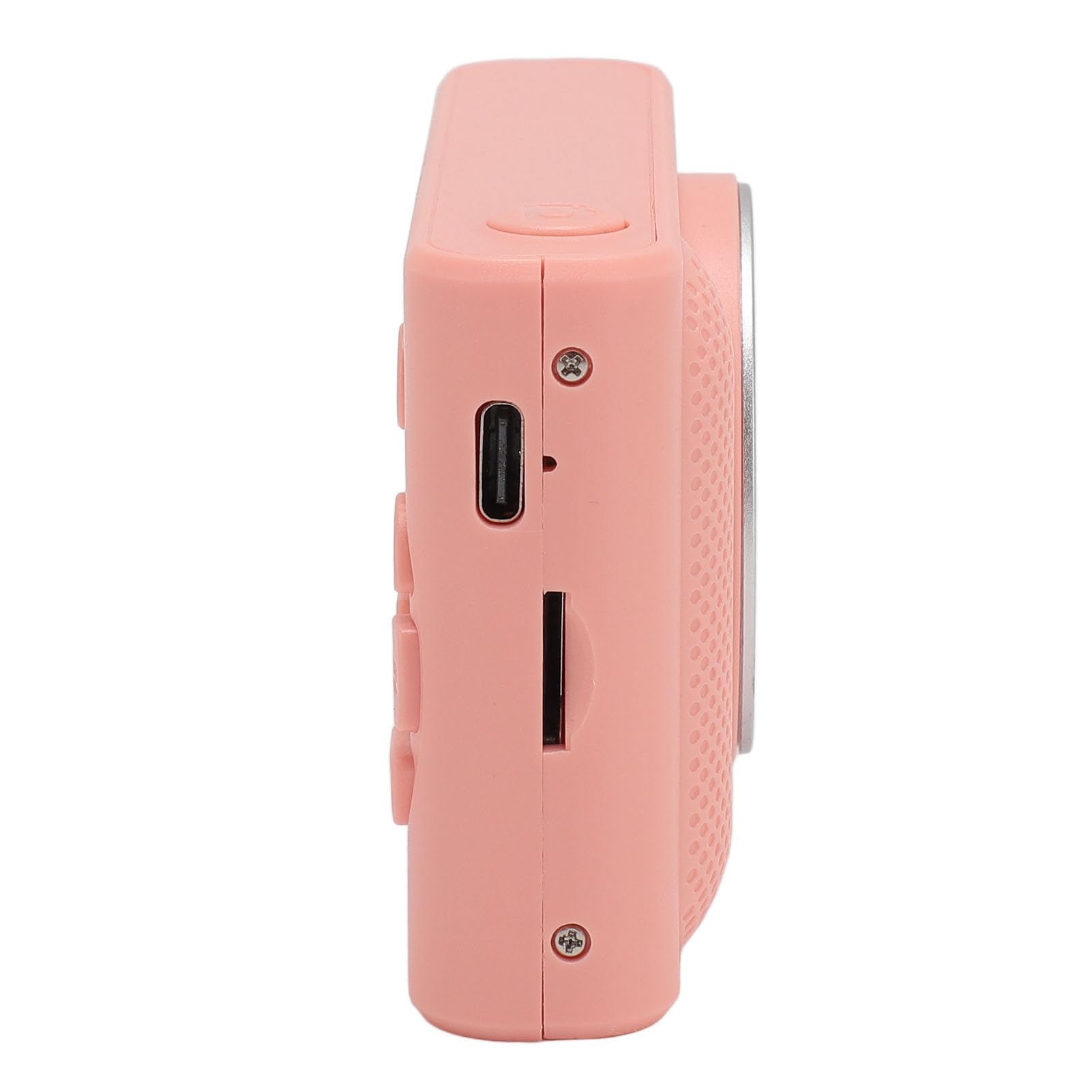 Cámara Micro SLR, Cámara Digital Portátil con Pantalla TFT 4K de 2,4, Zoom Digital 16x, Delgada y Liviana, Resistente a Arañazos, Enfoque Automático para Viajes (Pink)