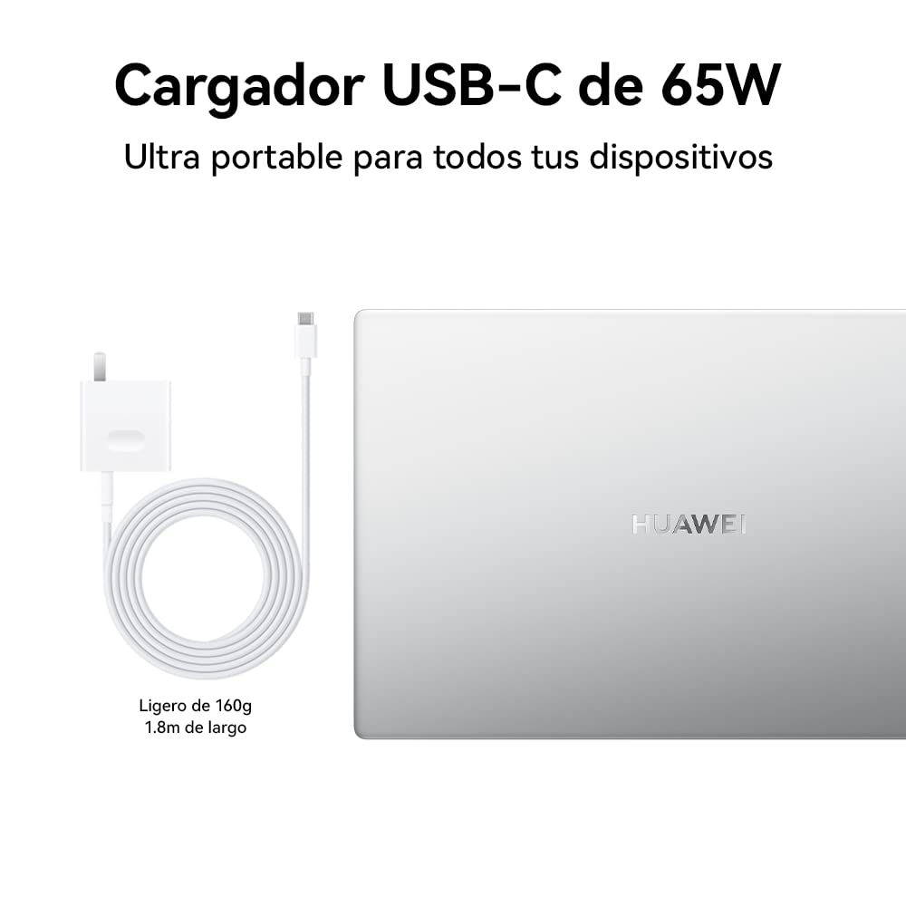 Huawei Laptop MateBook D 15 Ryzen 7 5700U 16GB + 512, 15.6 Pulgadas, Fast Charging 65W, Windows 11 Home