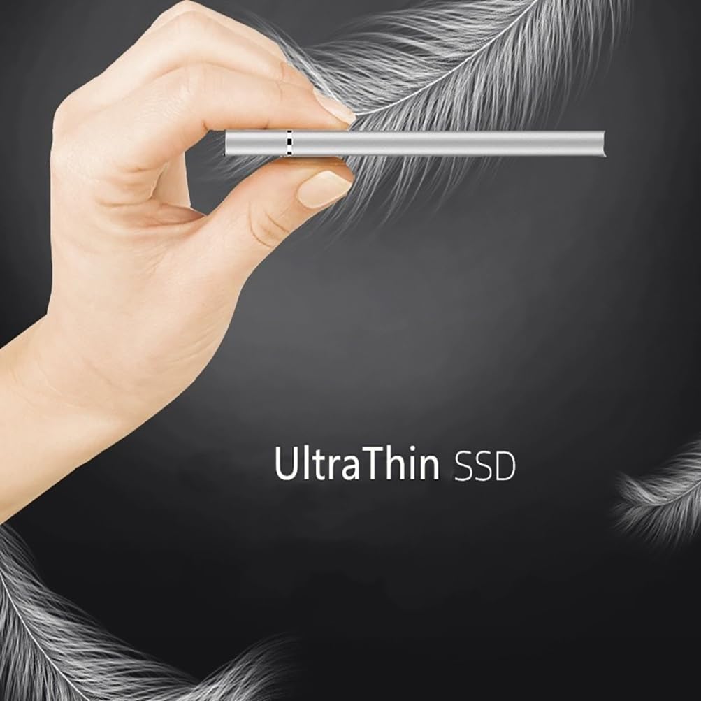 4TB/6TB SSD Disco Duro Externo, Estado sólido Externo Unidad Externa portátil de Alta Velocidad de Estado sólido móvil para PC portátil Almacenamiento y Transferencia de Datos (6TB)