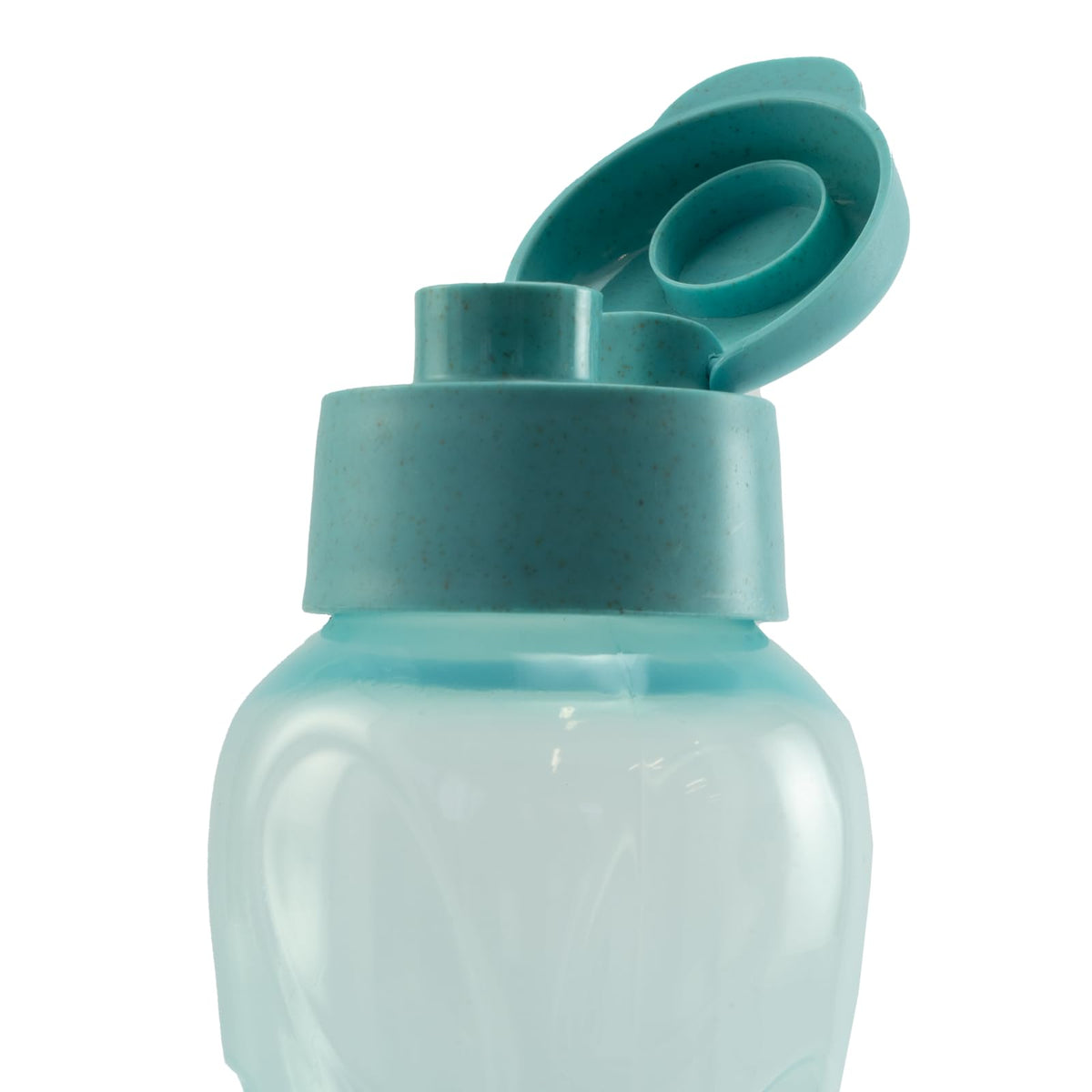 Guateplast - Set de 2 Botellas para Agua de 1 Litro | Botella Deportiva | Botella Reutilizable | Moderno y Transparente | Botella Plástica para Bebidas | Color Menta