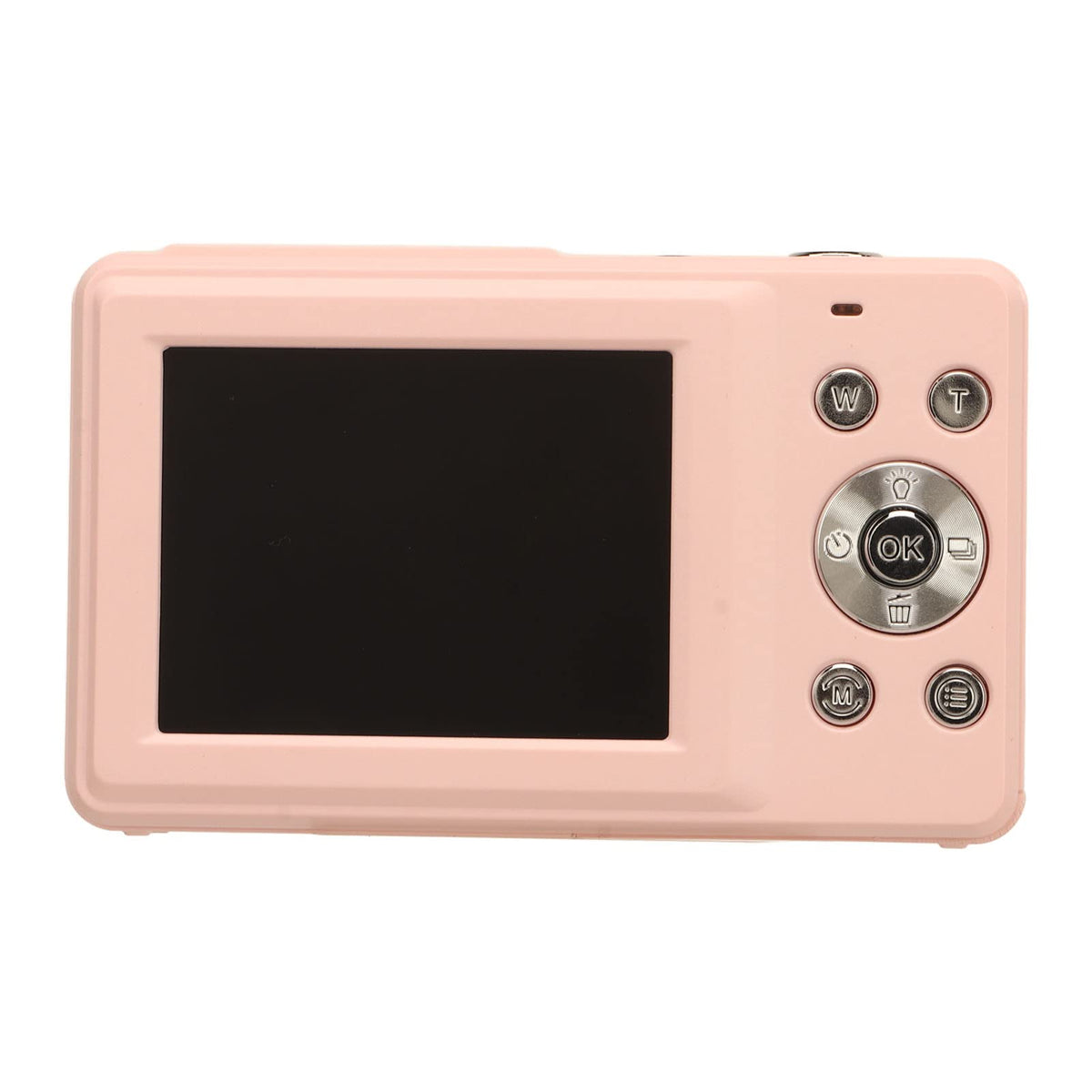 Yunseity Cámara Digital 1080P, Zoom 16X, Enfoque Automático, Antivibración, Cámara Digital para Niños, Pantalla de 2,4 Pulgadas, Cámara Digital de Bolsillo de 700 MAh con Flash, (Rosa)