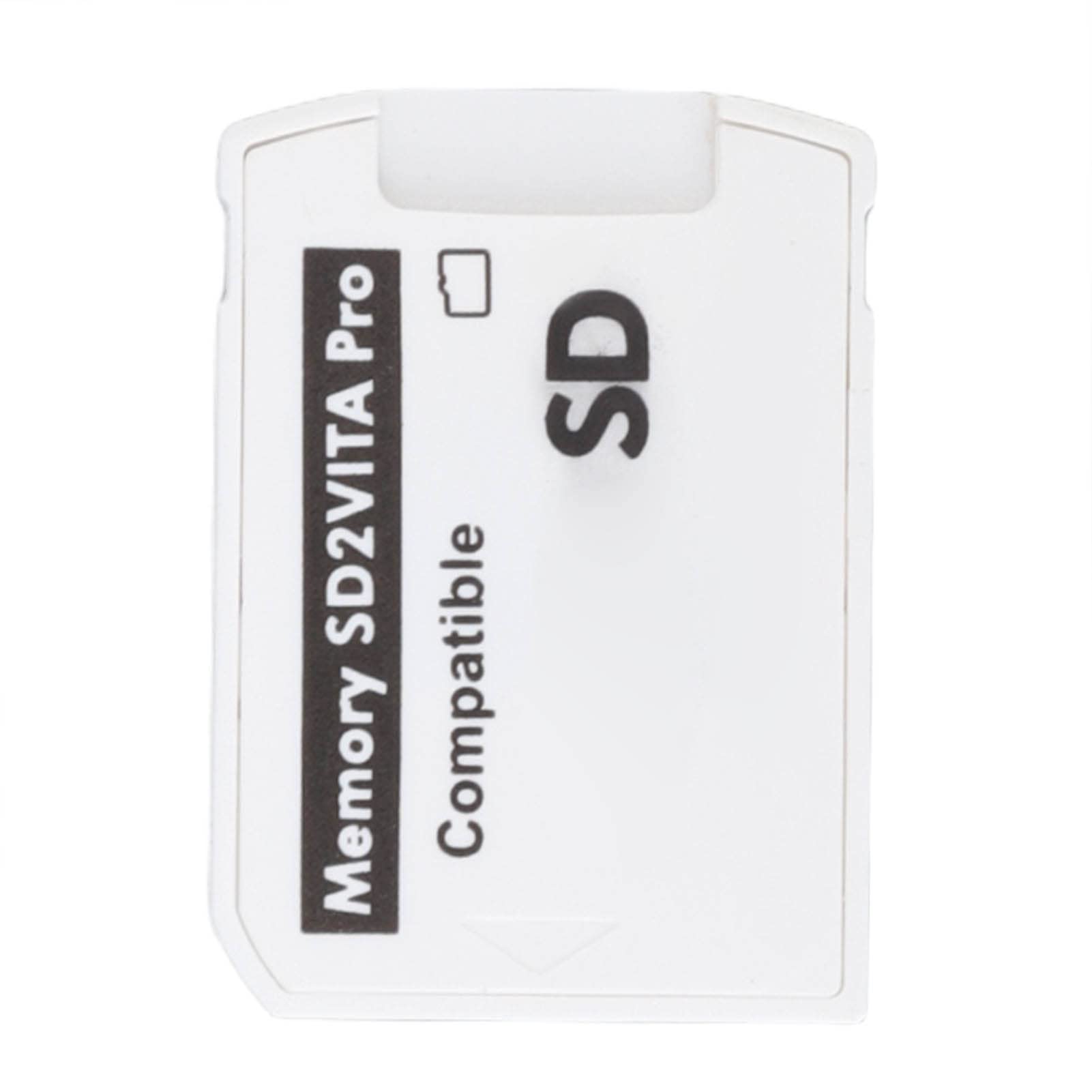 Acogedor Adaptador de Tarjeta de Memoria SD2Vita, Adaptador de Tarjeta de Memoria PS Vita 5.0, hasta 256 GB, Adaptador de Tarjeta de Almacenamiento para PS Vita 1000 2000, Sistema HENkaku