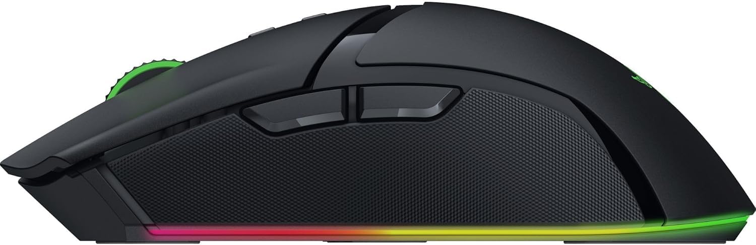 Razer Cobra Pro Mouse inalámbrico RGB ,10 botones Programables ,30000 DPI- Iluminación Chroma RGB -Sensor óptico de 30 K- Interruptores ópticos Gen3 -2.4 GHz, Bluetooth y USB tipo C (Reacondicionado)