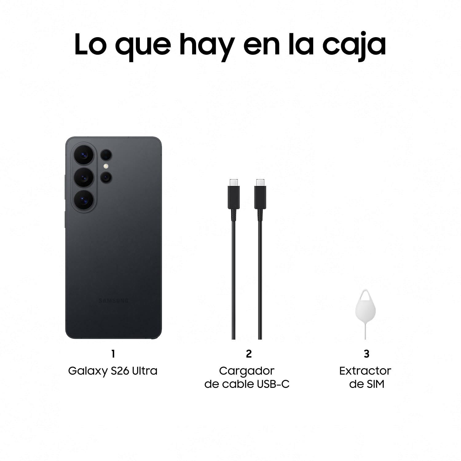 Samsung Galaxy S26 Ultra Negro 512GB (Versión Nacional)