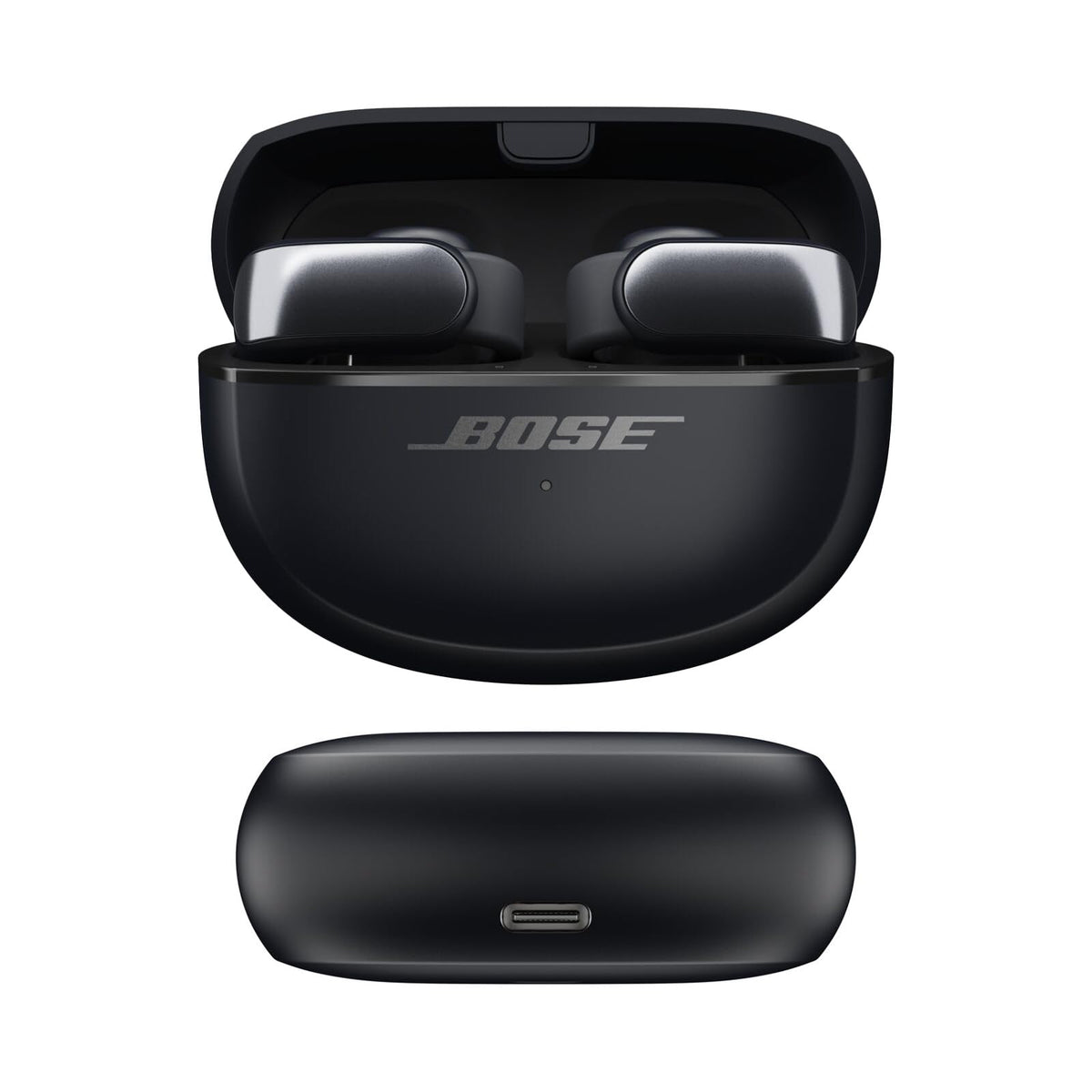 Bose Auriculares Ultra Abiertos con Audio inmersivo, Auriculares inalámbricos con Clip para Mayor Comodidad, OpenAudio para Conciencia, hasta 48 Horas de duración de la batería, Negro