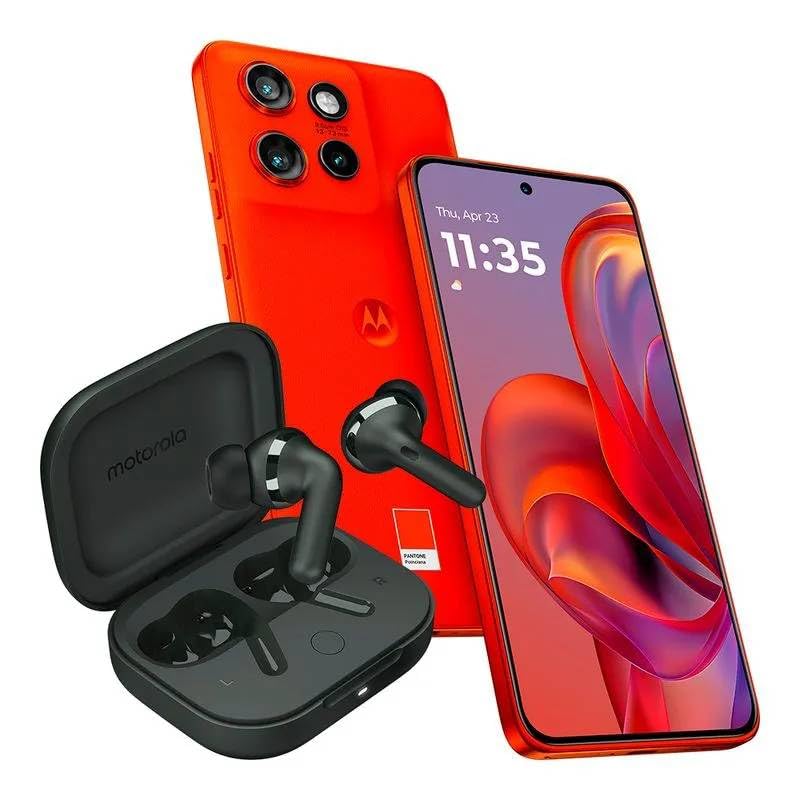 Motorola Edge 50 Neo Naranja (12GB RAM/512GB), 50MP, Celular Desbloqueado + audífonos