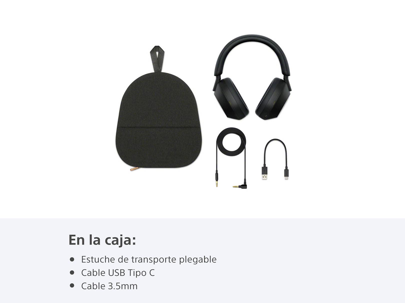 Sony WH-1000XM5 Audífonos inalámbricos con Cancelación de Ruido, Negro (Versión Nacional)