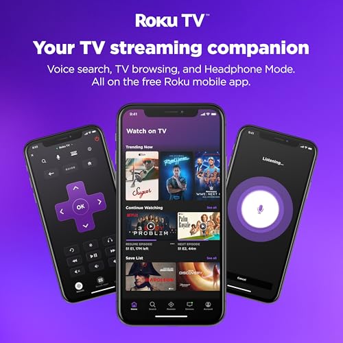 Hisense Televisor Inteligente Roku de 32 Pulgadas Clase A4 Serie HD 720p con compatibilidad Alexa (32A4HNR, Modelo 2024) - Dolby Audio, diseño de Bisel Delgado