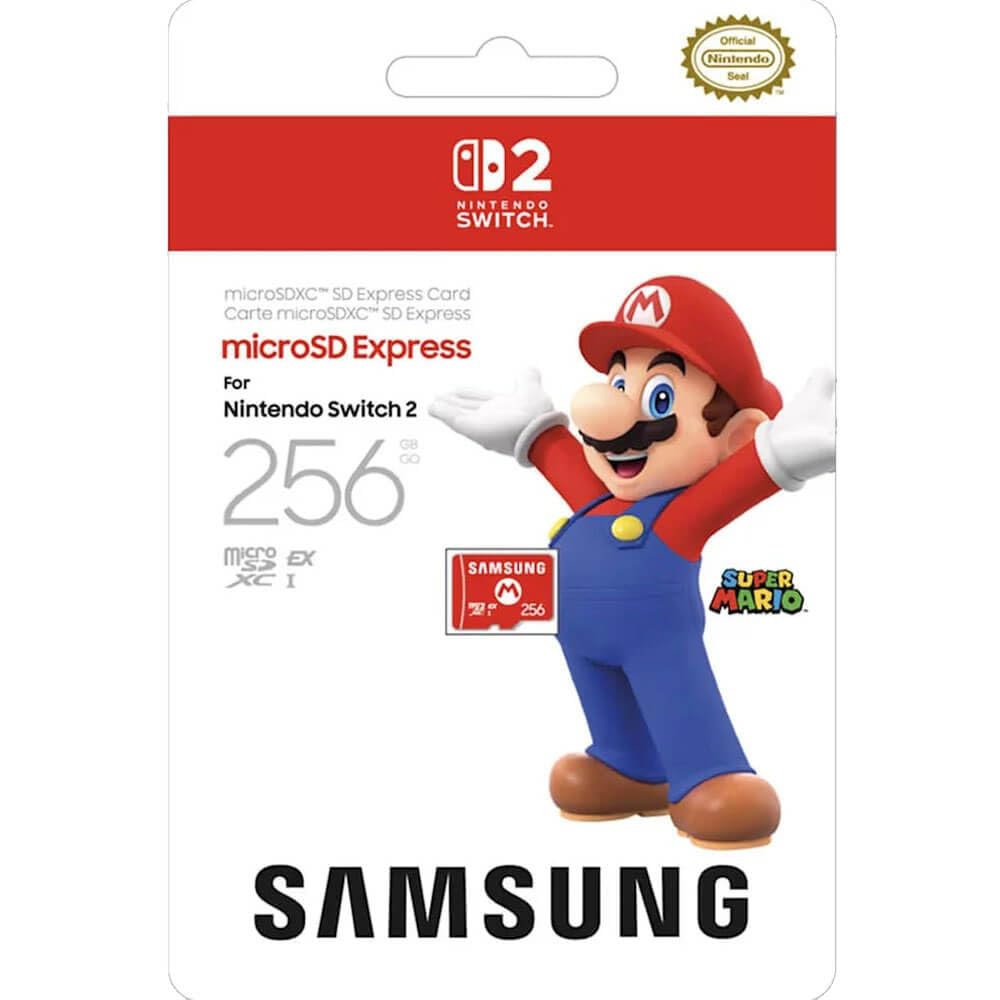 Nintendo Samsung Tarjeta microSD Express 256GB Switch 2