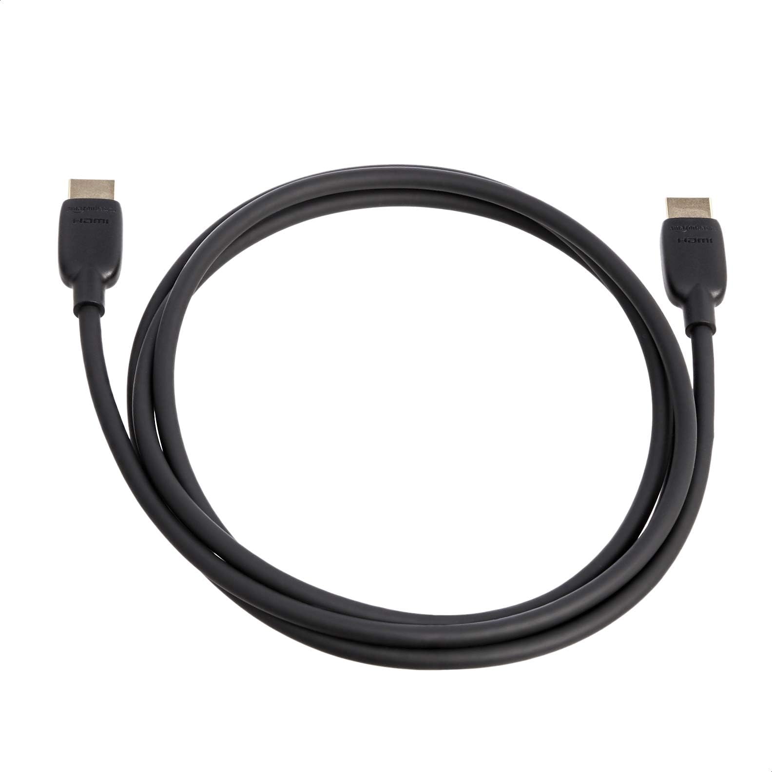 Amazon Basics - Cable HDMI de alta velocidad (48 Gbps, 8 K/60 Hz), 6 pies, negro, compatible con Roku TV/PS5/HDTV/Blu-ray