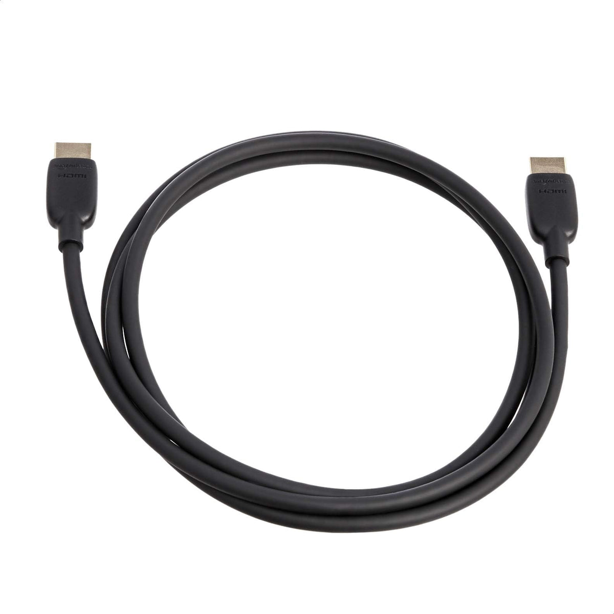 Amazon Basics - Cable HDMI de alta velocidad (48 Gbps, 8 K/60 Hz), 6 pies, negro, compatible con Roku TV/PS5/HDTV/Blu-ray